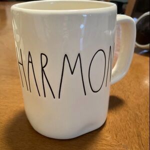 Rae Dunn White Harmony Mug